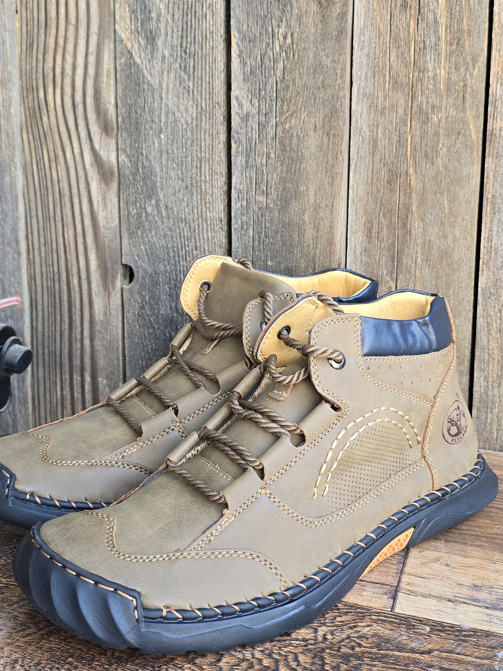 Men's Hanmade Outdoor Work Boots Size 11